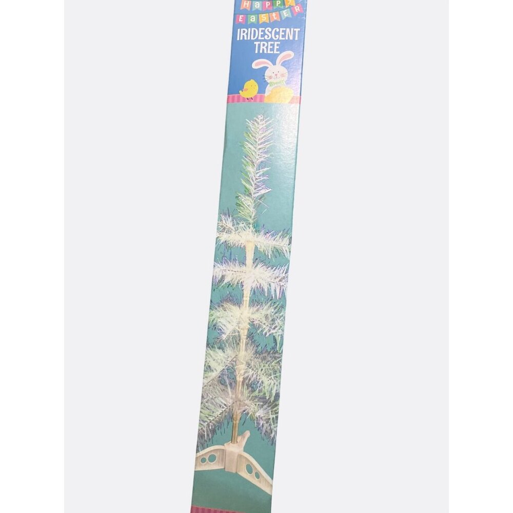 Iridescent Easter Tree Decor With Stand